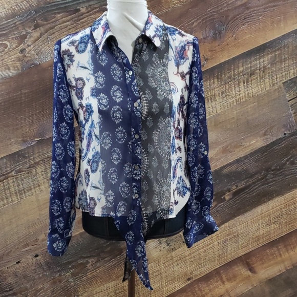 Chico's Tops - CHICO sheet blouse sz 0